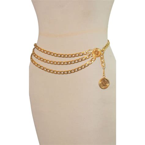 chanel chain belts|Chanel chain belt women.